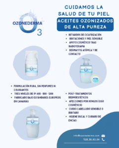 Beneficios aceites ozonizados ozonederma