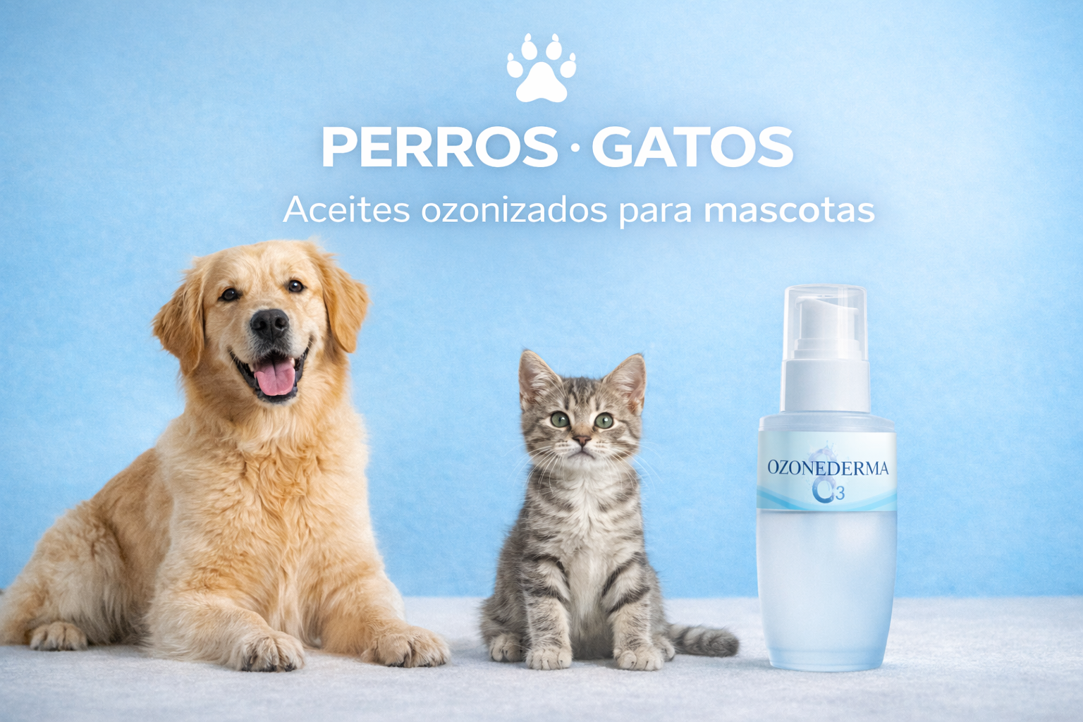 Aceites ozonizados para mascotas: por qué son una de las opciones más avanzadas en el cuidado de la piel de perros y gatos