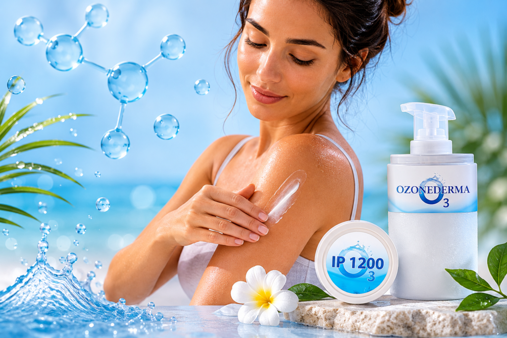 El calor, la humedad y la sudoración pueden alterar el equilibrio natural de la piel durante el verano. Los aceites y cremas ozonizadas OzoneDerma están formulados para integrarse en la rutina diaria de cuidado dermocosmético de la piel, ayudando a mantener la hidratación, el confort y la protección cutánea en zonas expuestas a humedad y roce.